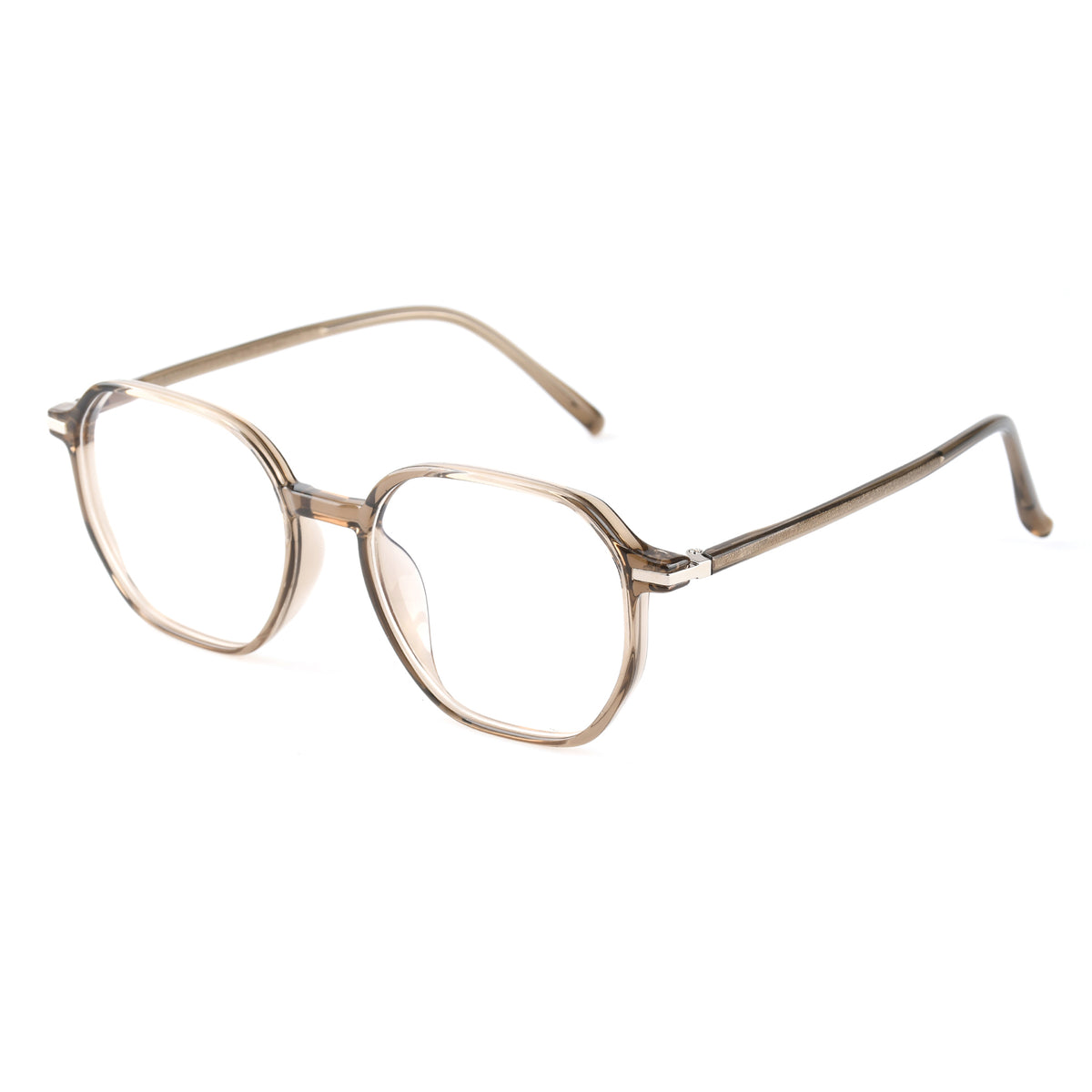 Kitalpha Transparent Brown silmälasikehykset