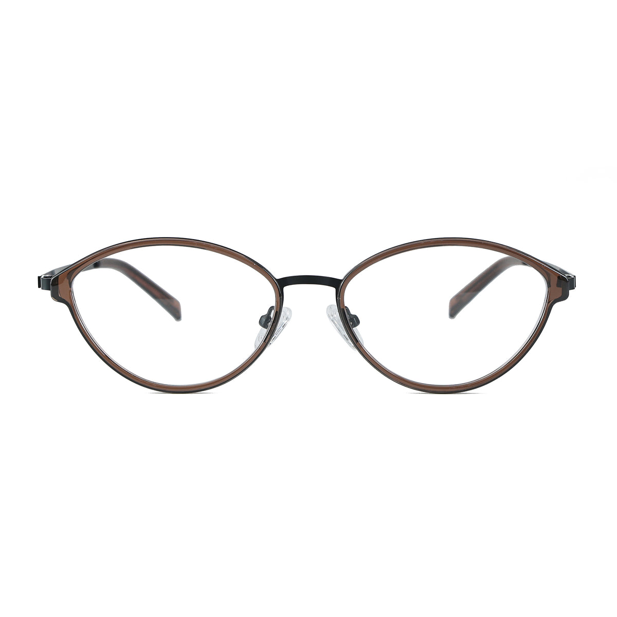 Pegasus Matte Black Transparent Brownish silmälasikehykset