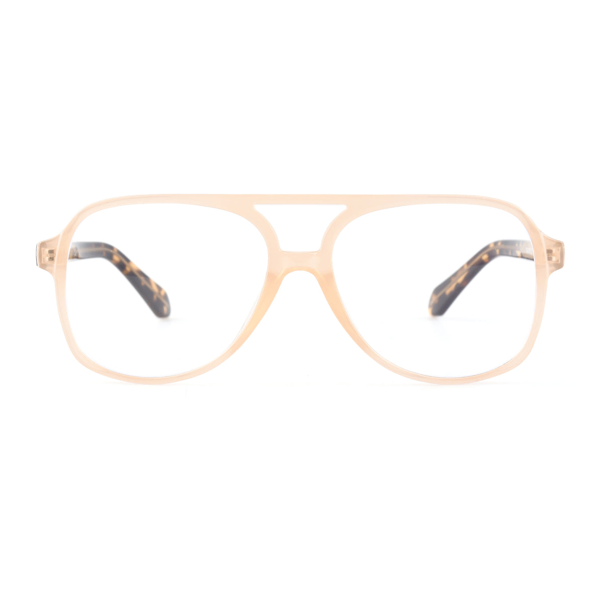 Ruchbah Transparent Beige silmälasikehykset