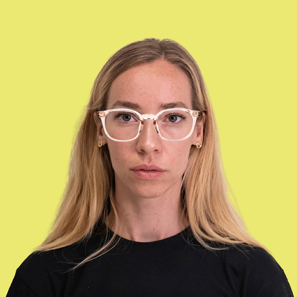 Spica Pink Transparent silmälasikehykset