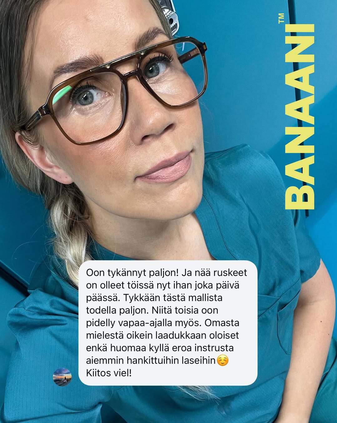 Tevreden klant: ik ben er erg blij mee, ik draag hem elke dag op mijn werk